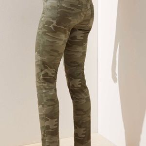 Slim fit camo pants from Ann Taylor